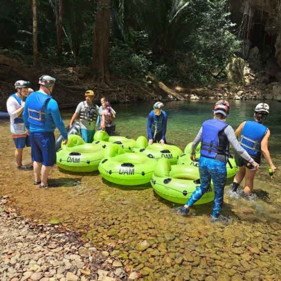 cave tubing tour